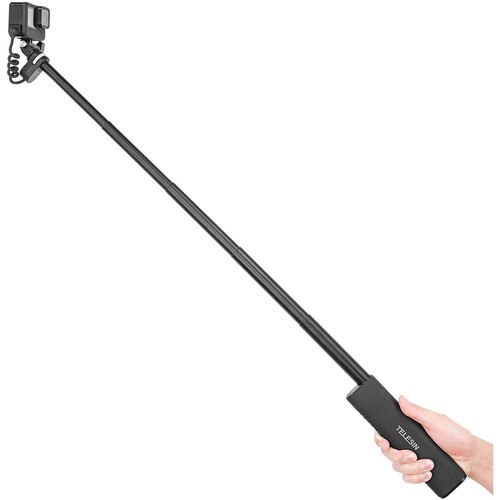 Telesin Universal Selfie Stick for Action Cameras, Phones & 360 Cameras