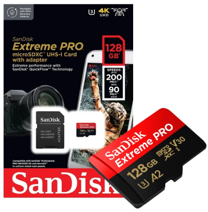 Sandisk 64gb mico sd extreme pro 200MB