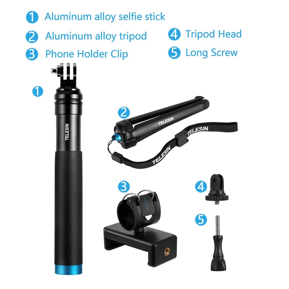 Telesin 90cm Extendable Selfie Stick